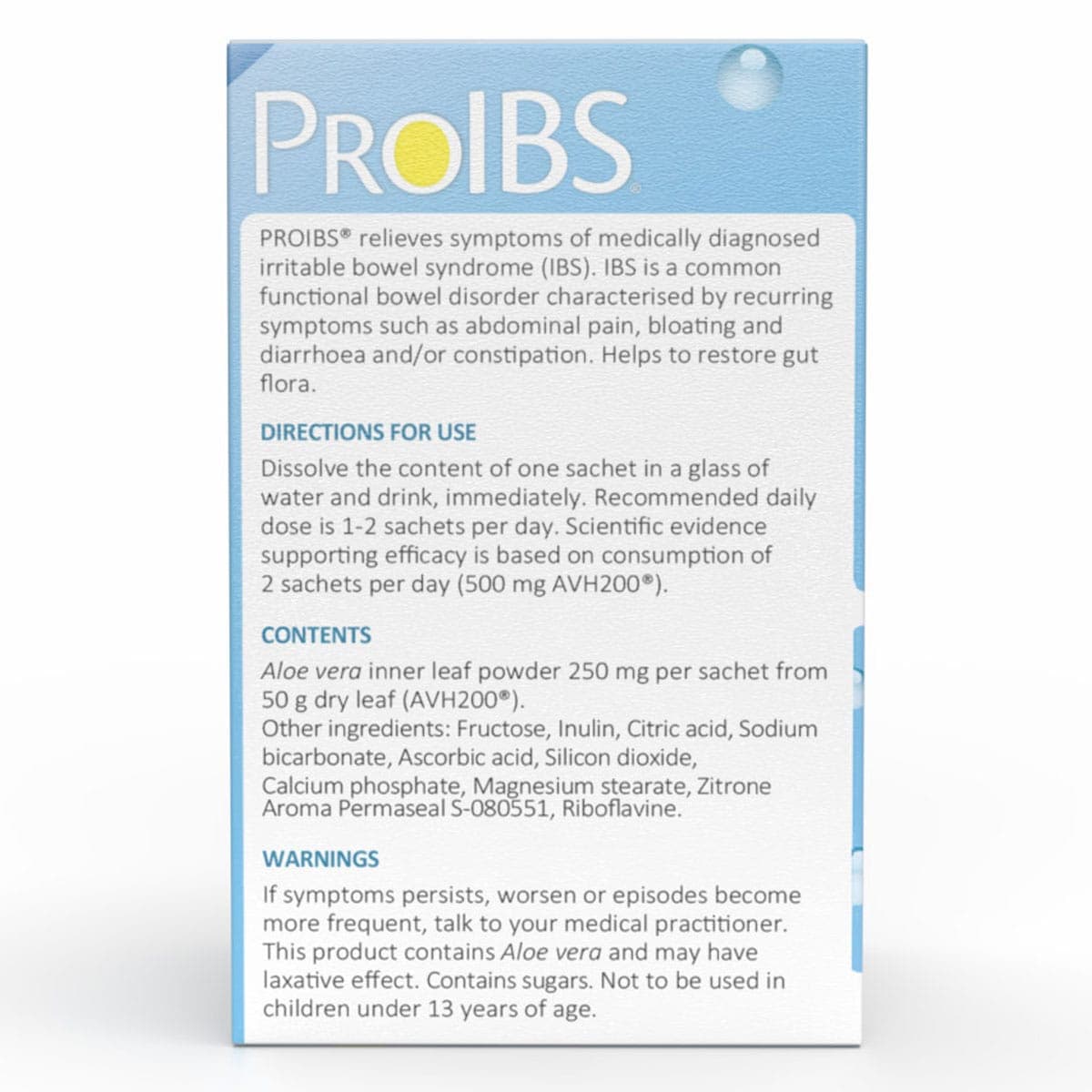 Thumbnail ProIBS IBS Symptom Relief 30 Sachets