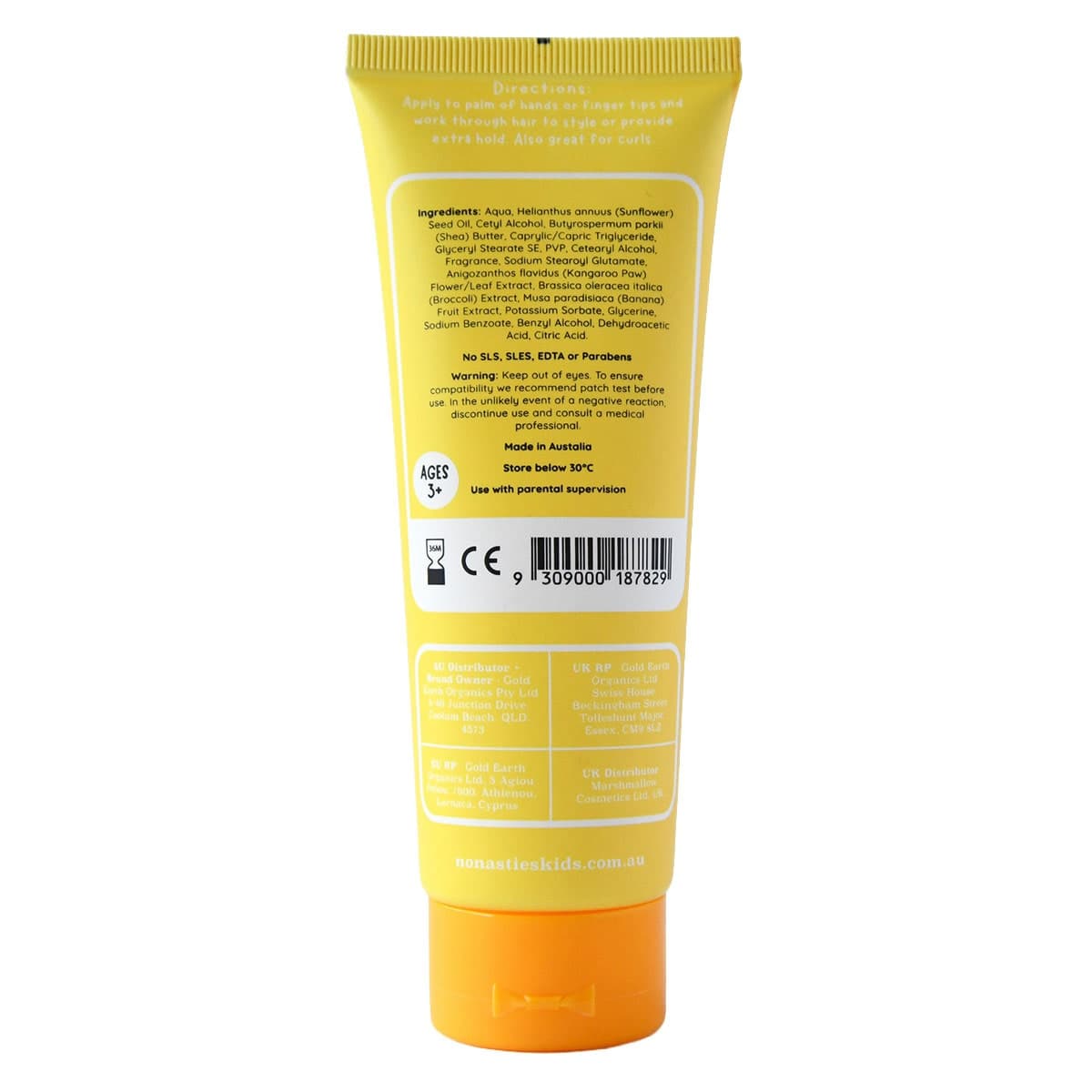 Thumbnail No Nasties Kids Hair Paste Coconut and Zesty Lime 125ml
