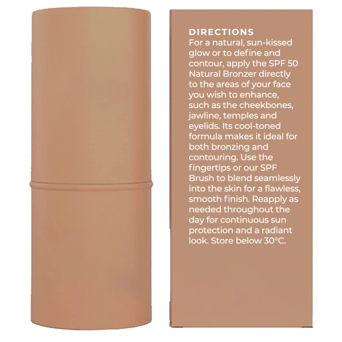 Thumbnail Avocado Zinc SPF50 Natural Bronzer Medium - Dark 9g