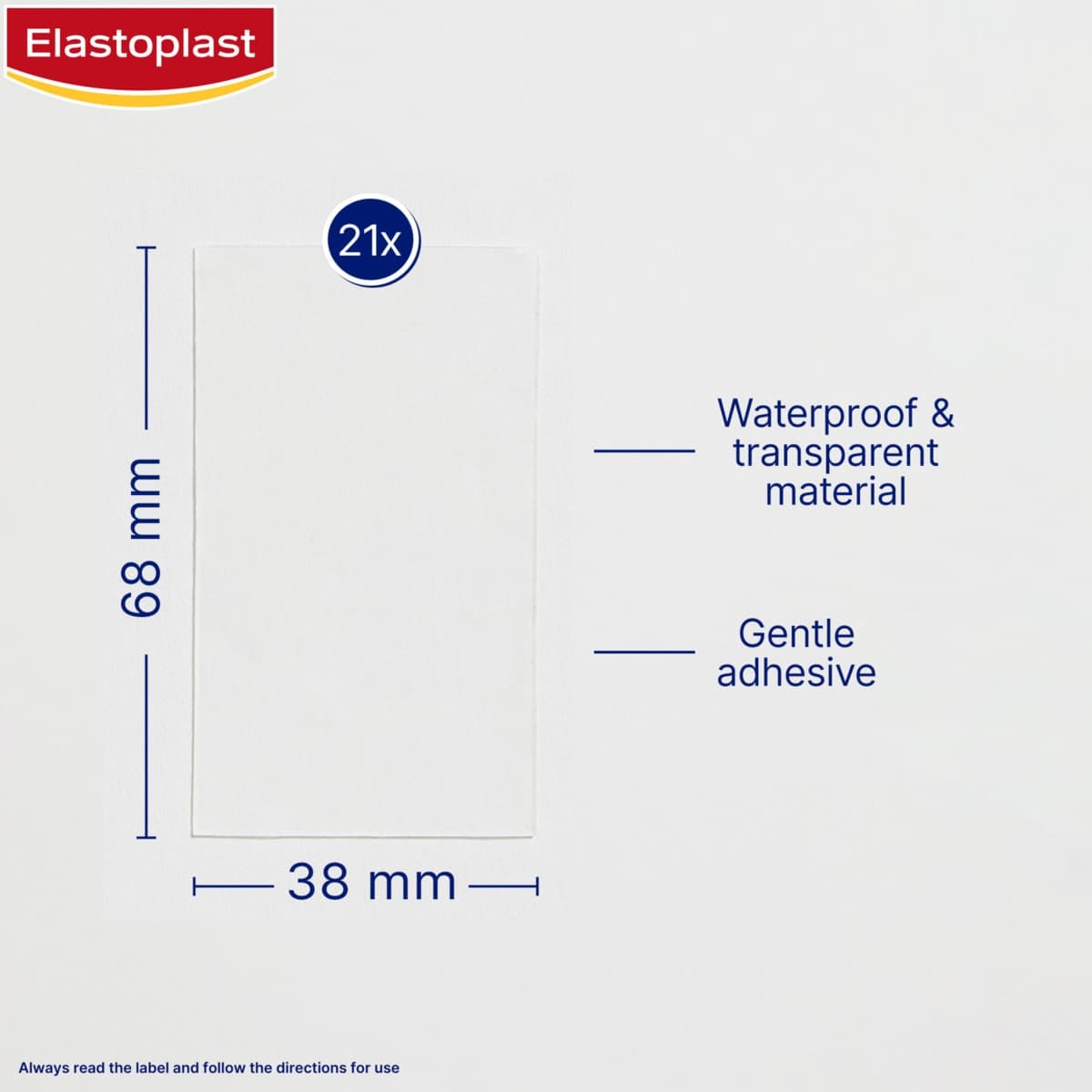 Thumbnail Elastoplast Scar Reducer Patches 21 Pack