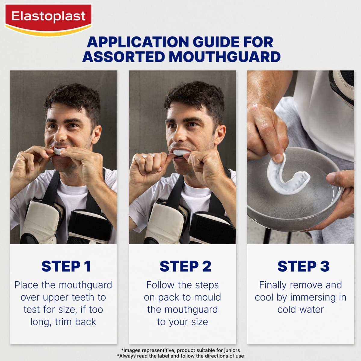 Thumbnail Elastoplast Sport Mouthguard Junior (Assorted designs chosen at random)