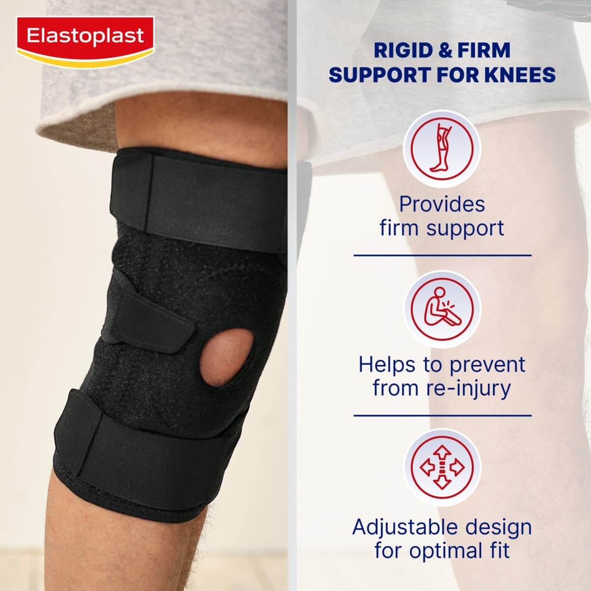 Thumbnail Elastoplast Sport Adjustable Knee Stabiliser One Size 1 Pack