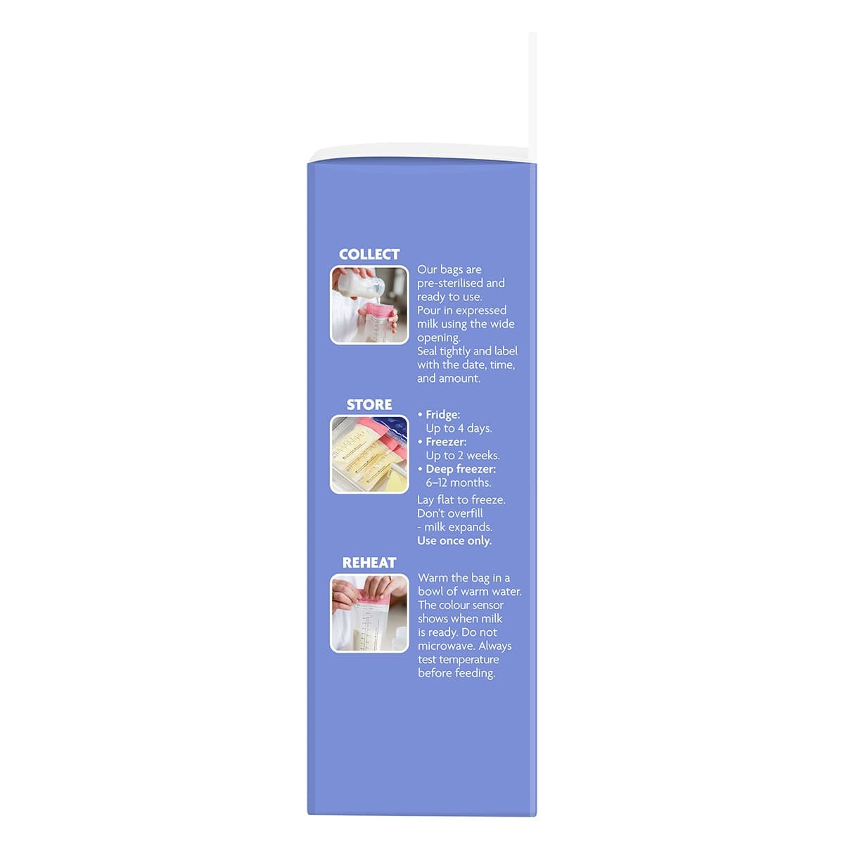 Thumbnail New Beginnings Breast Milk Storage Bags 25 Pieces