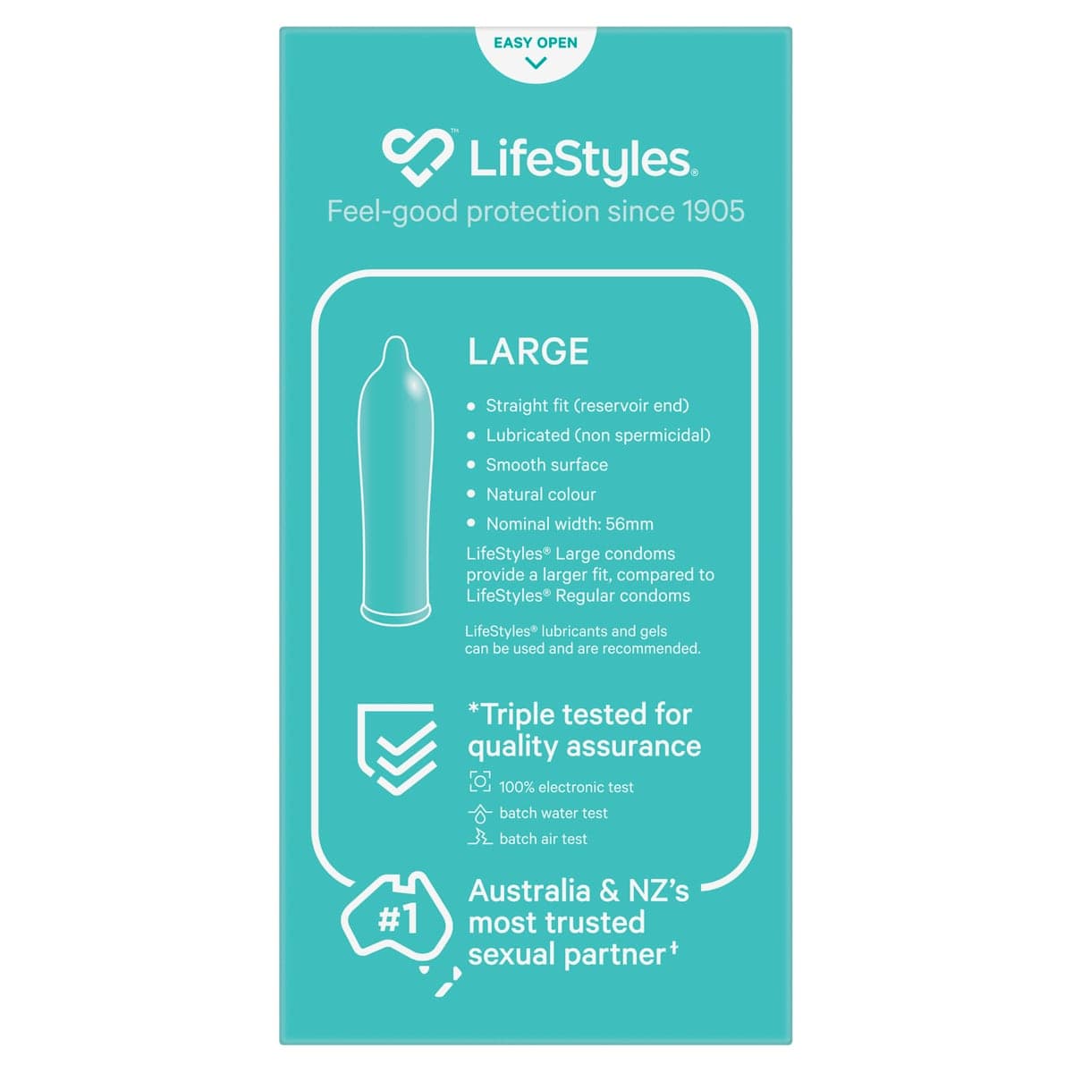 Thumbnail LifeStyles Large Condoms 10 Pack