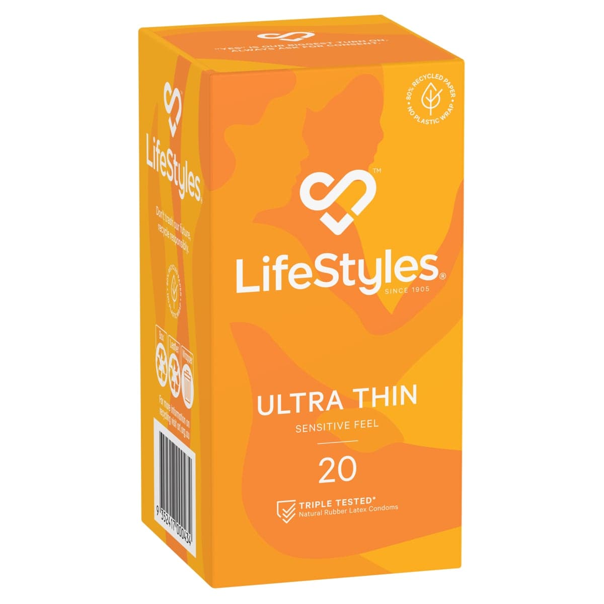 Thumbnail Lifestyles Ultra Thin Condoms 20 Pack