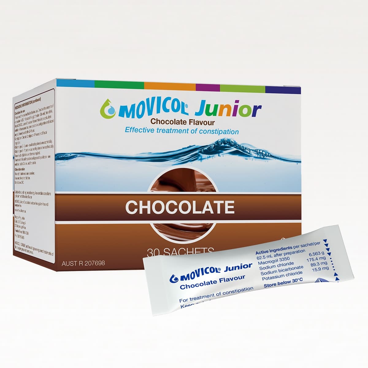 Thumbnail Movicol Junior Chocolate 30 Sachets