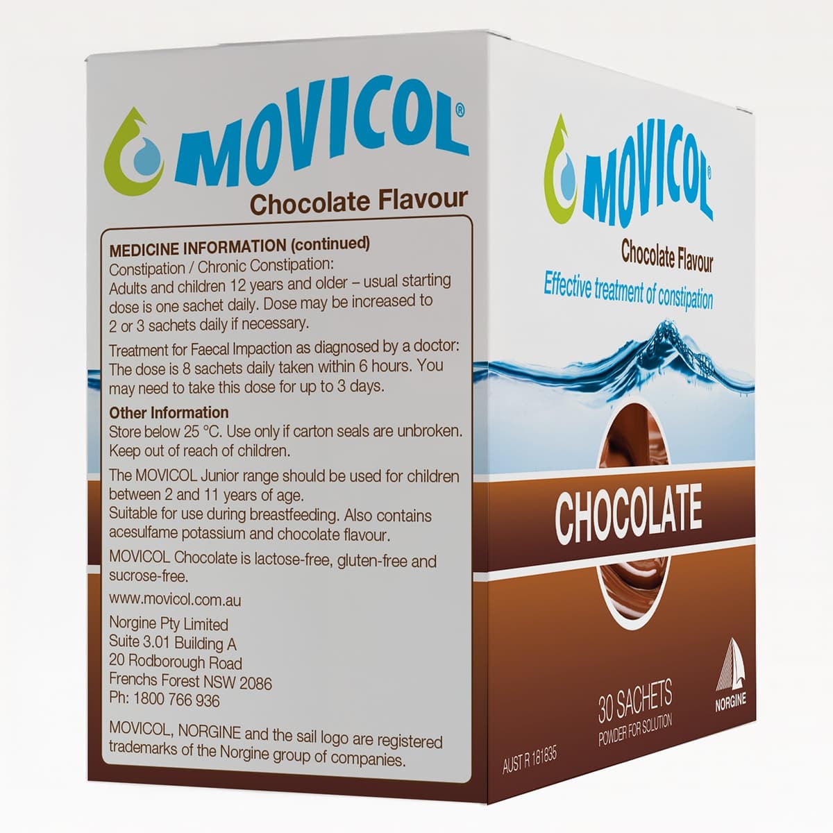 Thumbnail Movicol Adult Chocolate 30 Sachets