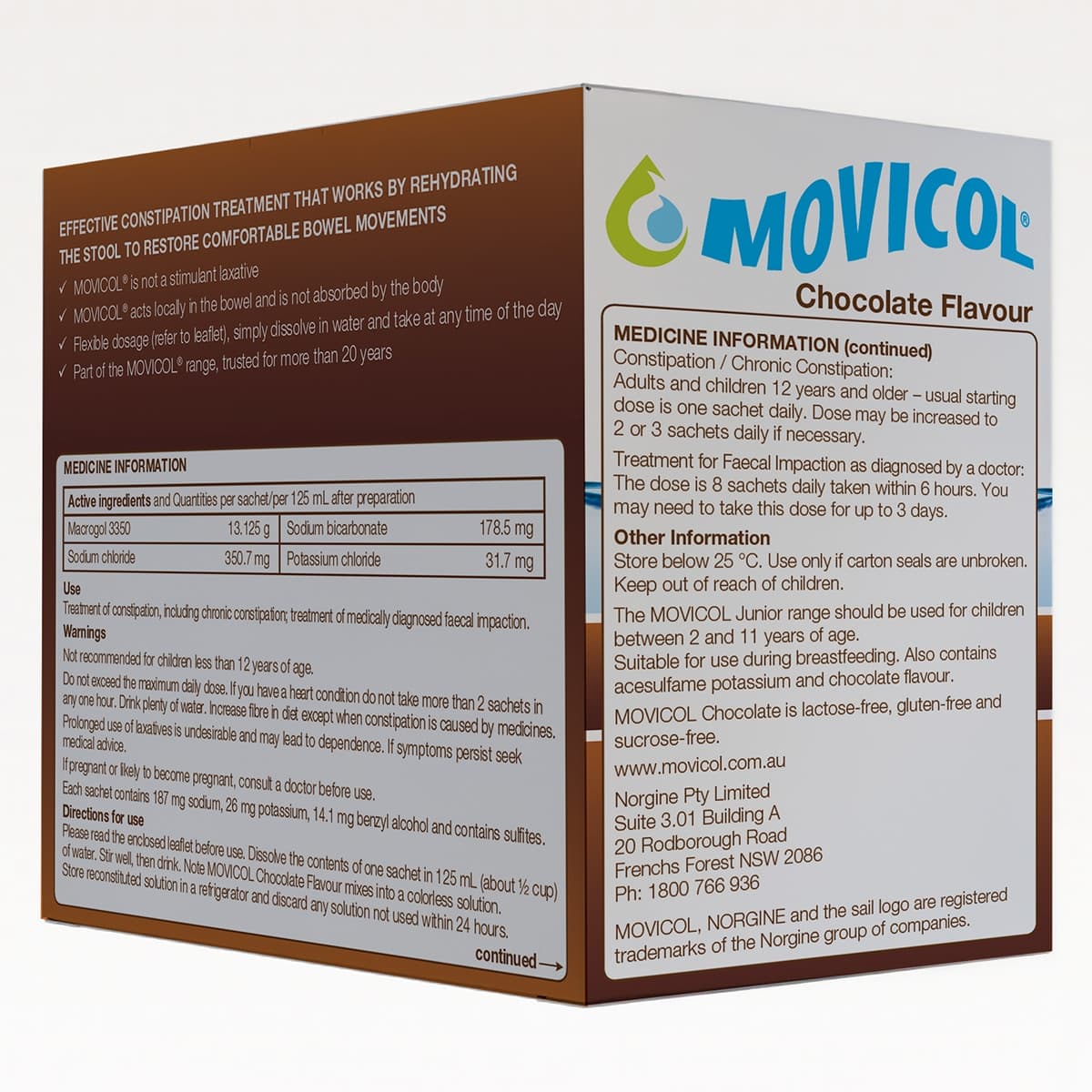 Thumbnail Movicol Adult Chocolate 30 Sachets