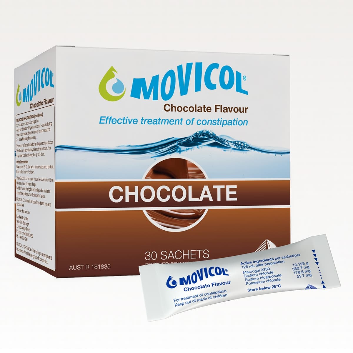 Thumbnail Movicol Adult Chocolate 30 Sachets