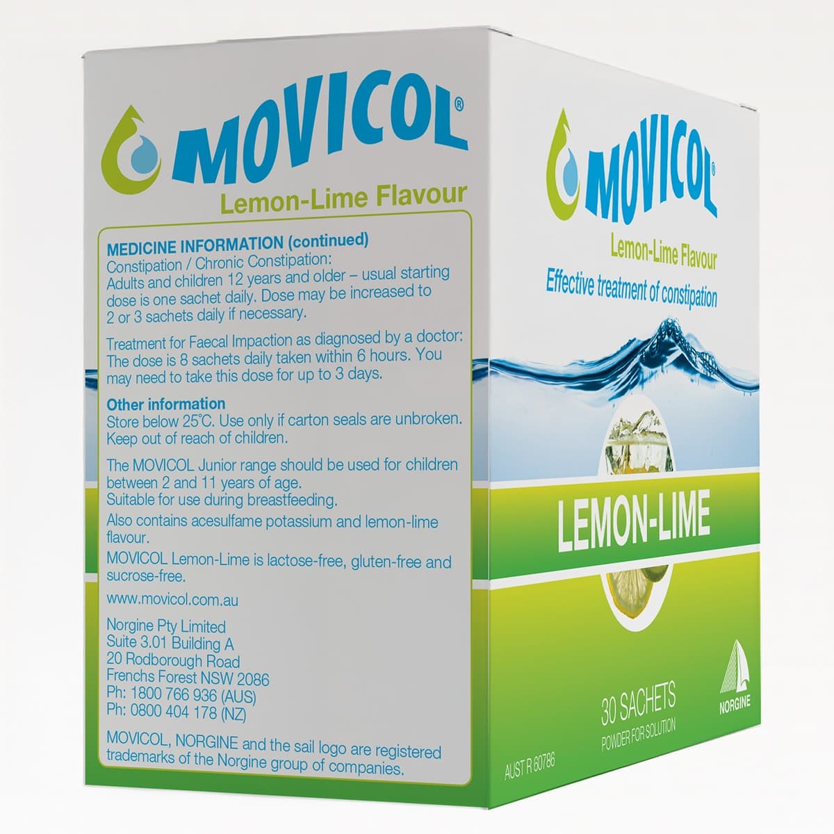 Thumbnail Movicol Adult Lemon-Lime Sachets 30 x 13g