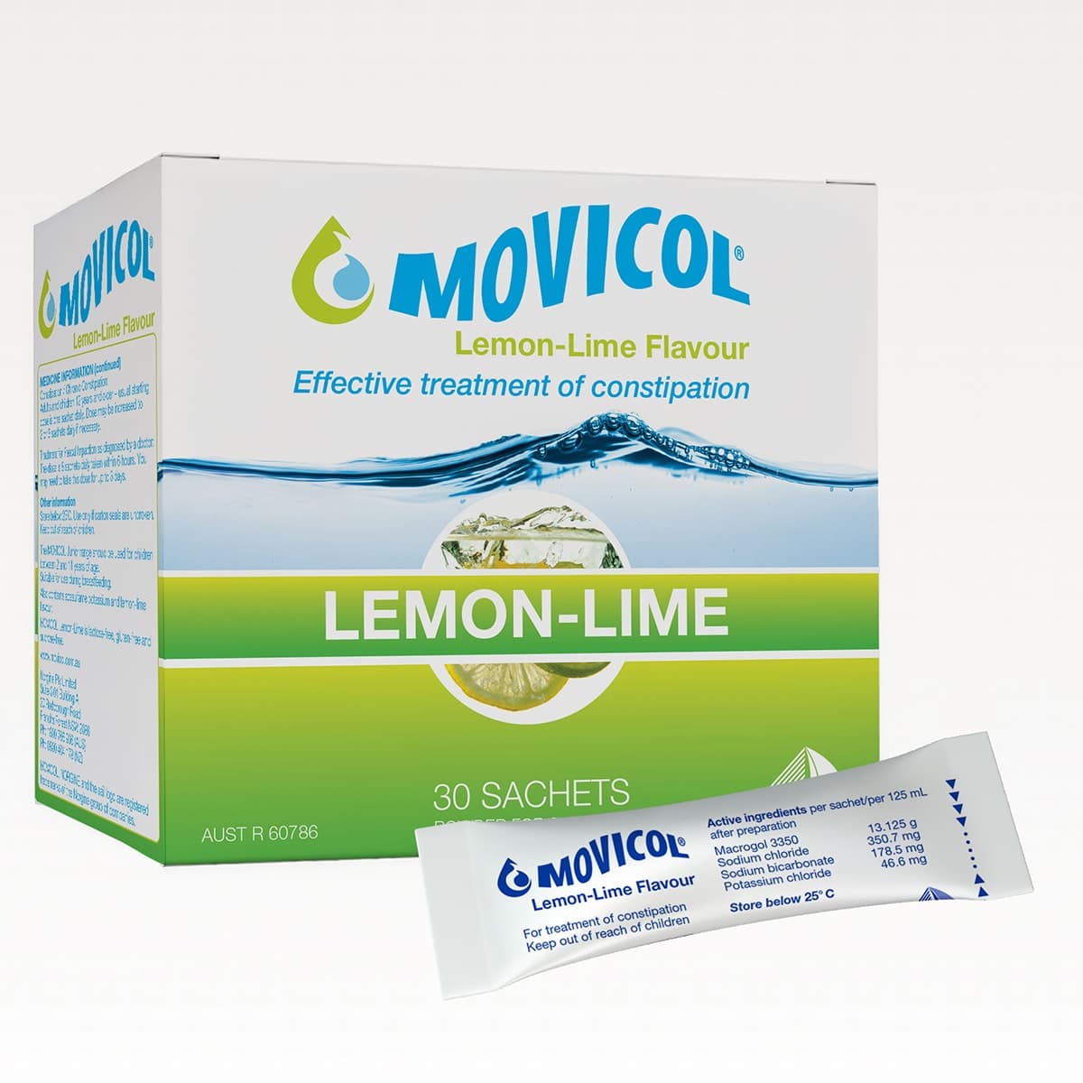 Thumbnail Movicol Adult Lemon-Lime Sachets 30 x 13g