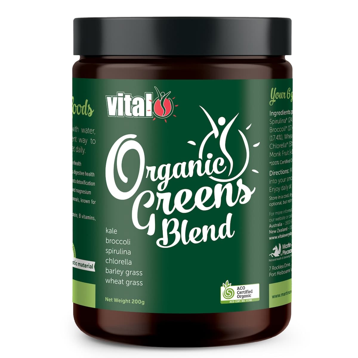Thumbnail Vital Organic Greens Powder 200g