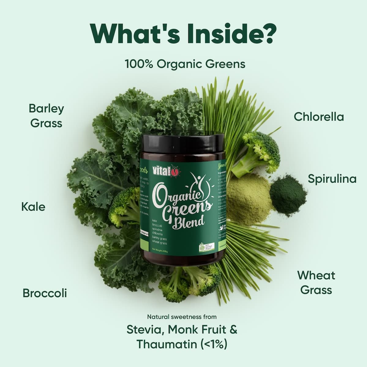 Thumbnail Vital Organic Greens Powder 200g
