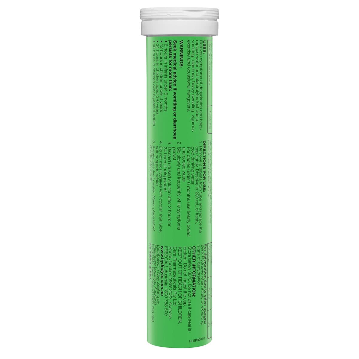 Thumbnail Hydralyte Effervescent Electrolyte Tablets Pineapple 20 Pack