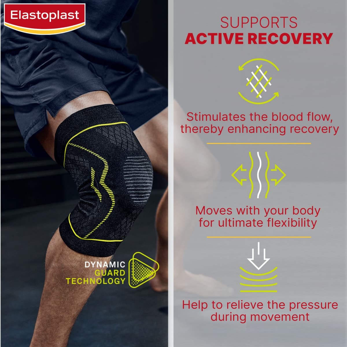 Thumbnail Elastoplast Performance Knee Support Medium 1 Pack