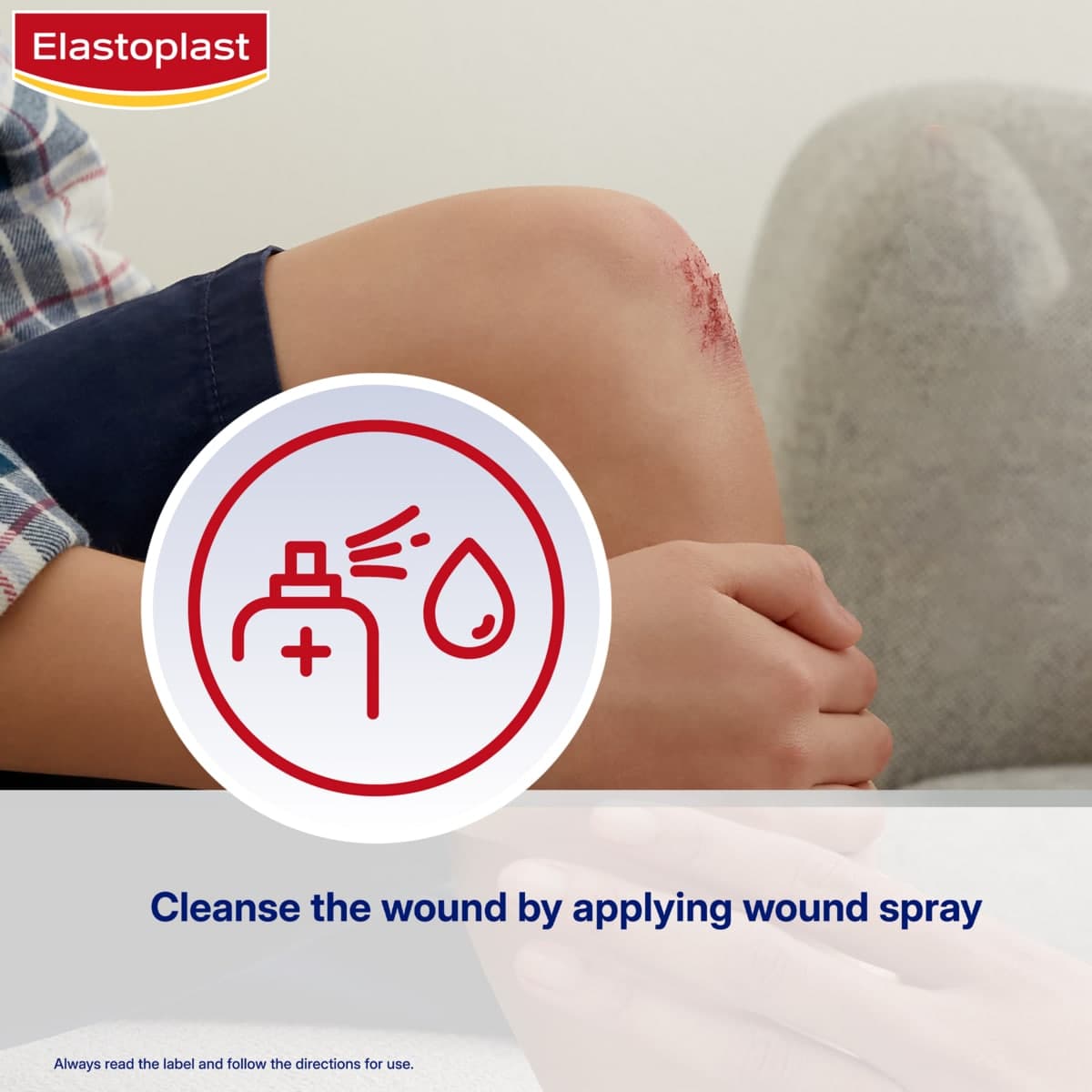 Thumbnail Elastoplast Wound Cleansing Spray 100ml