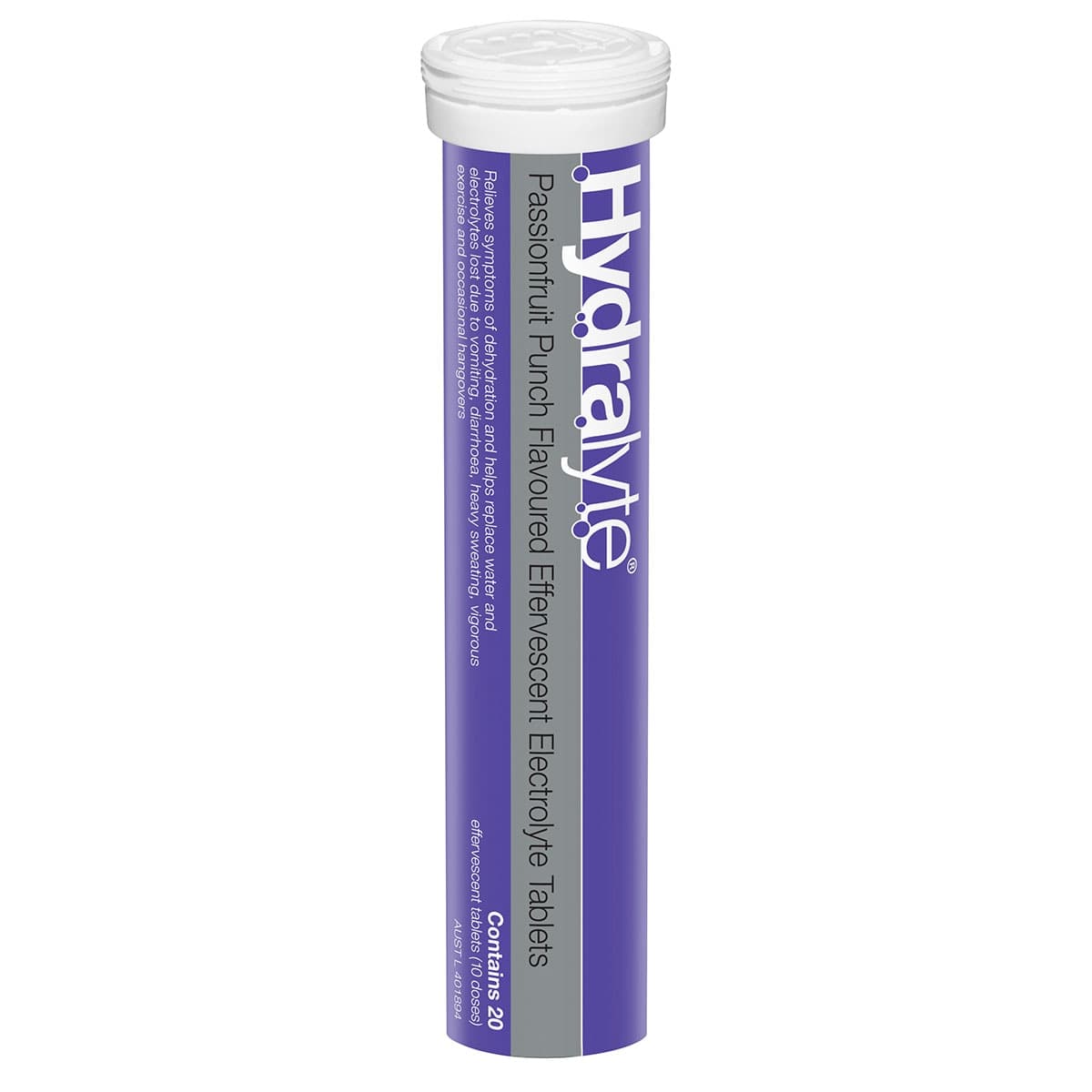 Thumbnail Hydralyte Effervescent Electrolyte Tablets Passionfruit 20 Pack