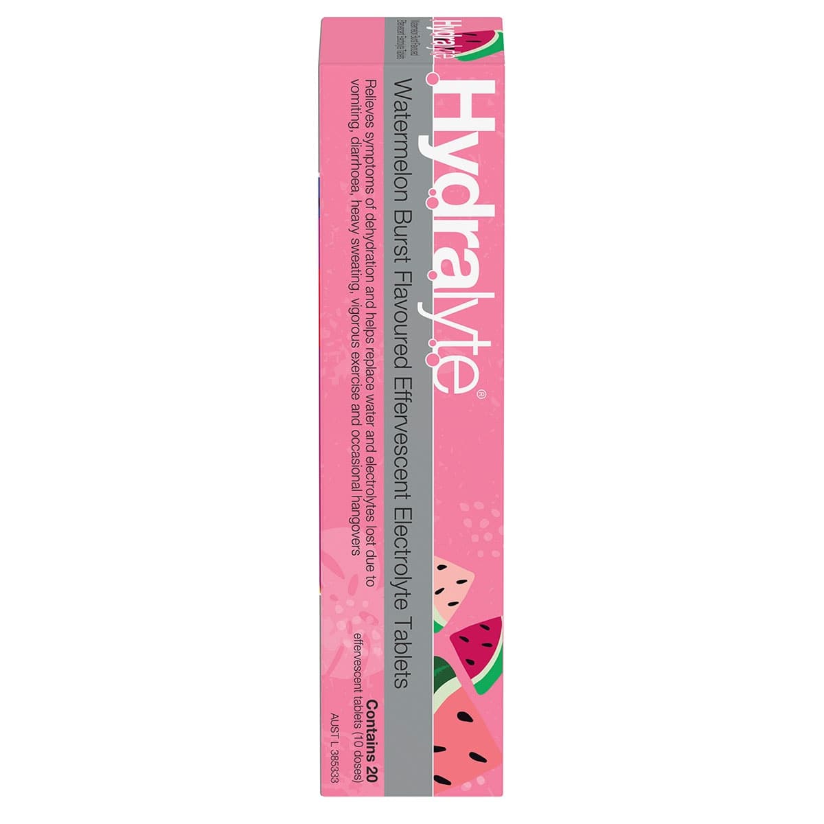 Thumbnail Hydralyte Effervescent Electrolyte Tablets Watermelon 20 Pack