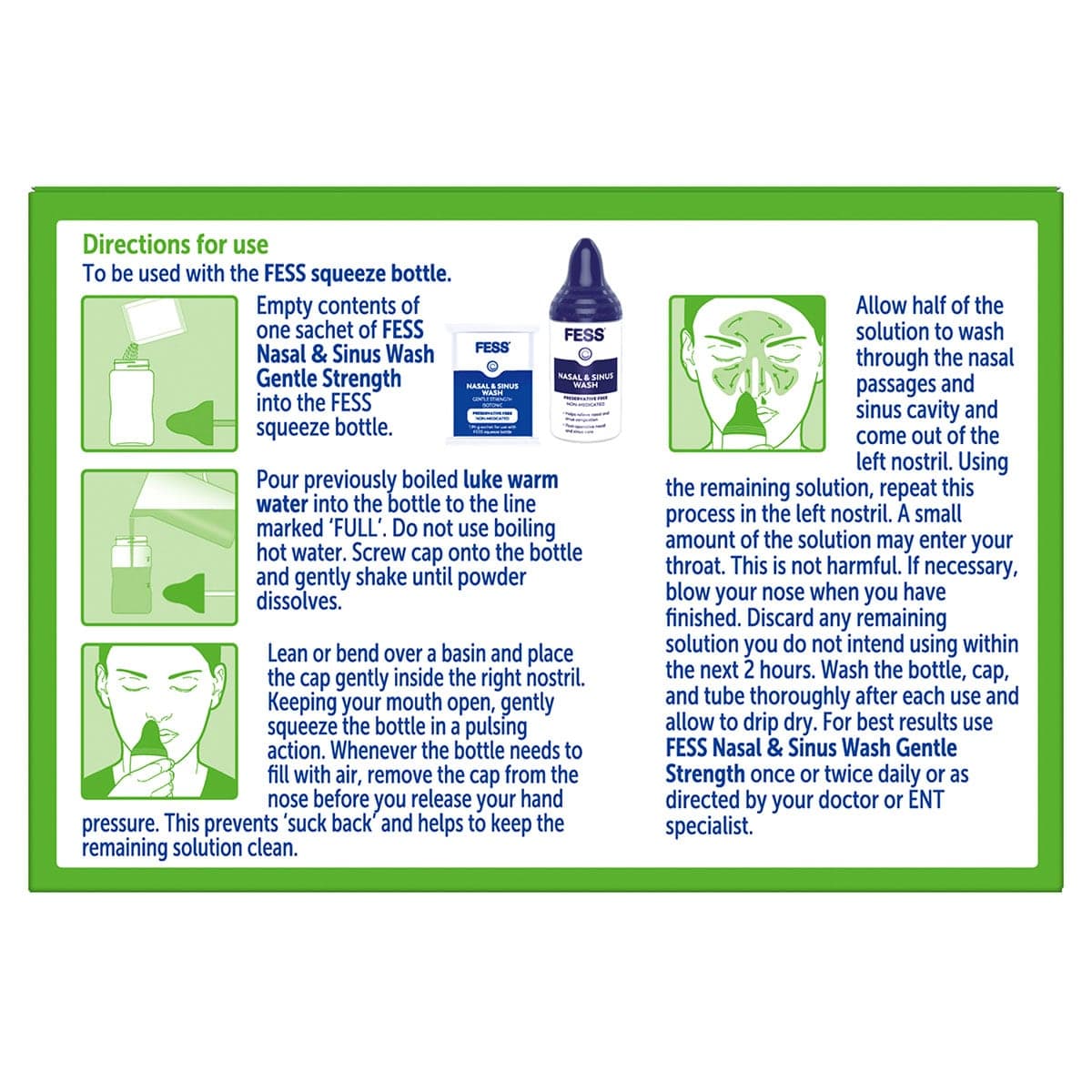 Thumbnail Fess Nasal & Sinus Wash Refill Gentle Strength 50 Sachets