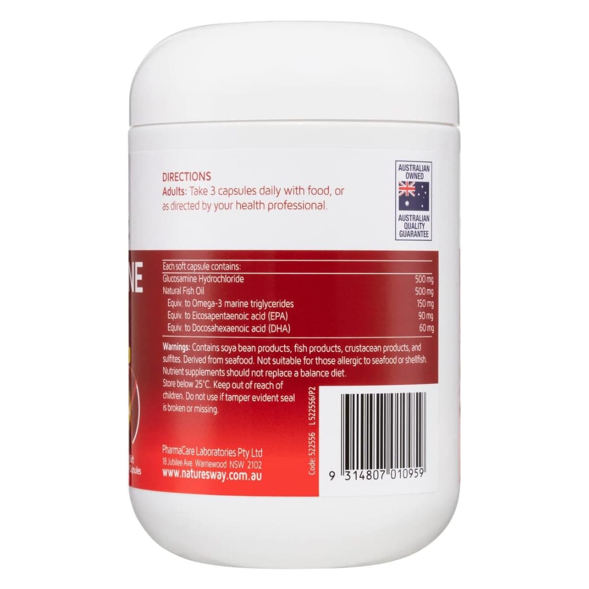 Thumbnail Nature's Way Glucosamine & Fish Oil 200 Capsules