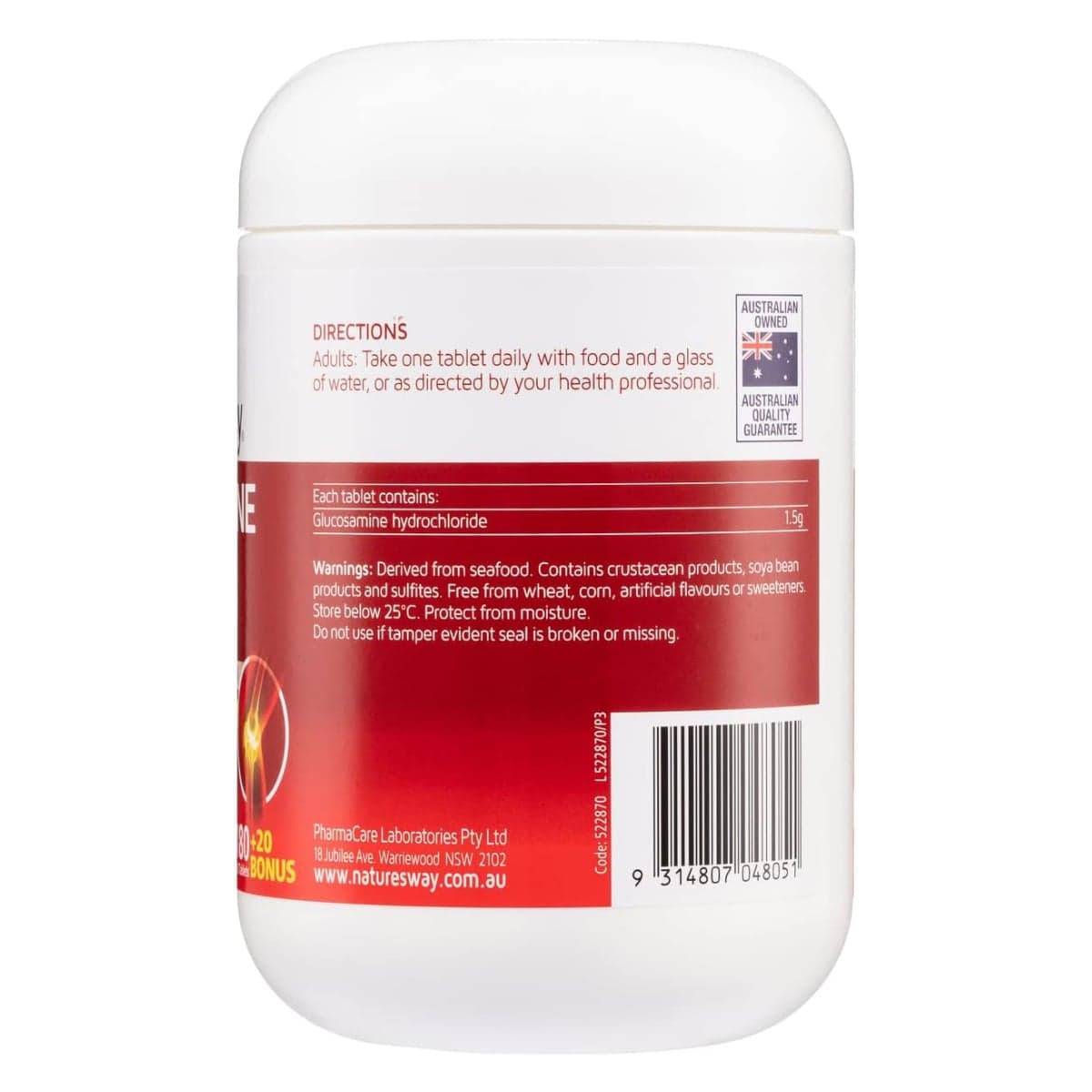 Thumbnail Nature's Way Glucosamine HCL 1500mg 200 Tablets
