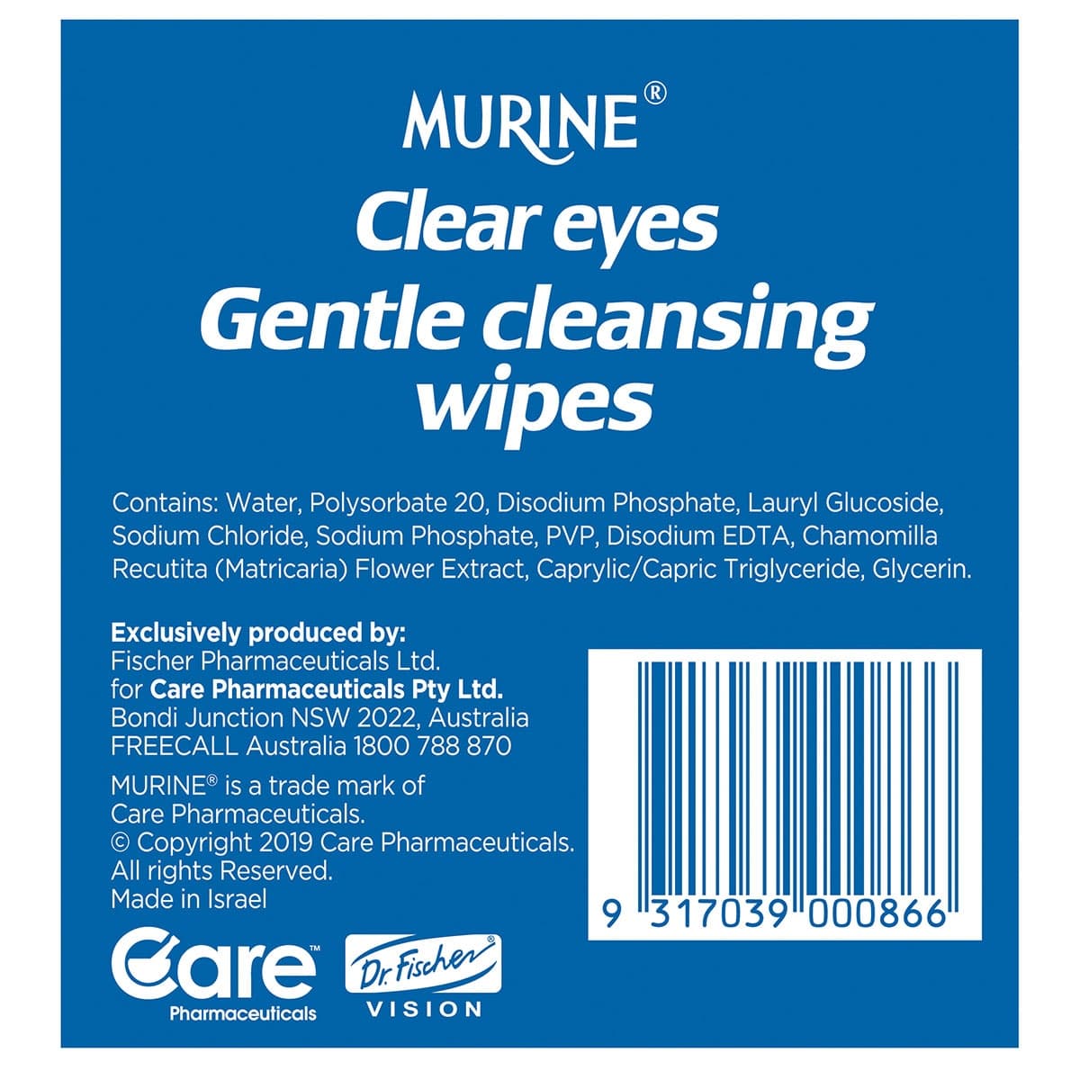 Thumbnail Murine Clear Eyes Gentle Cleansing Wipes 30 Pack