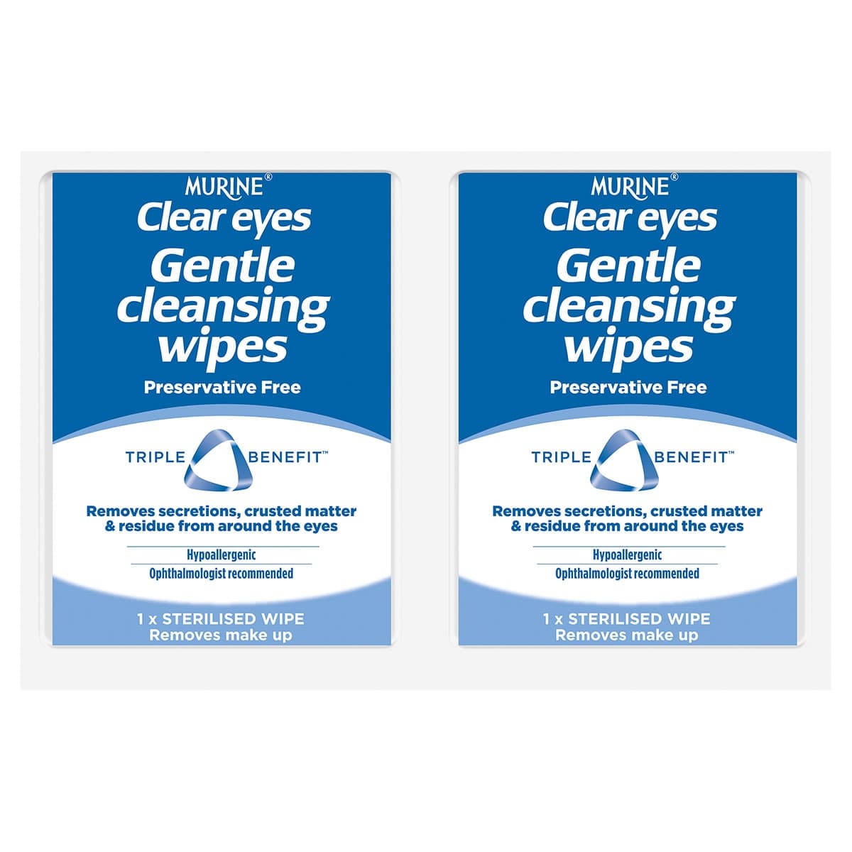 Thumbnail Murine Clear Eyes Gentle Cleansing Wipes 30 Pack
