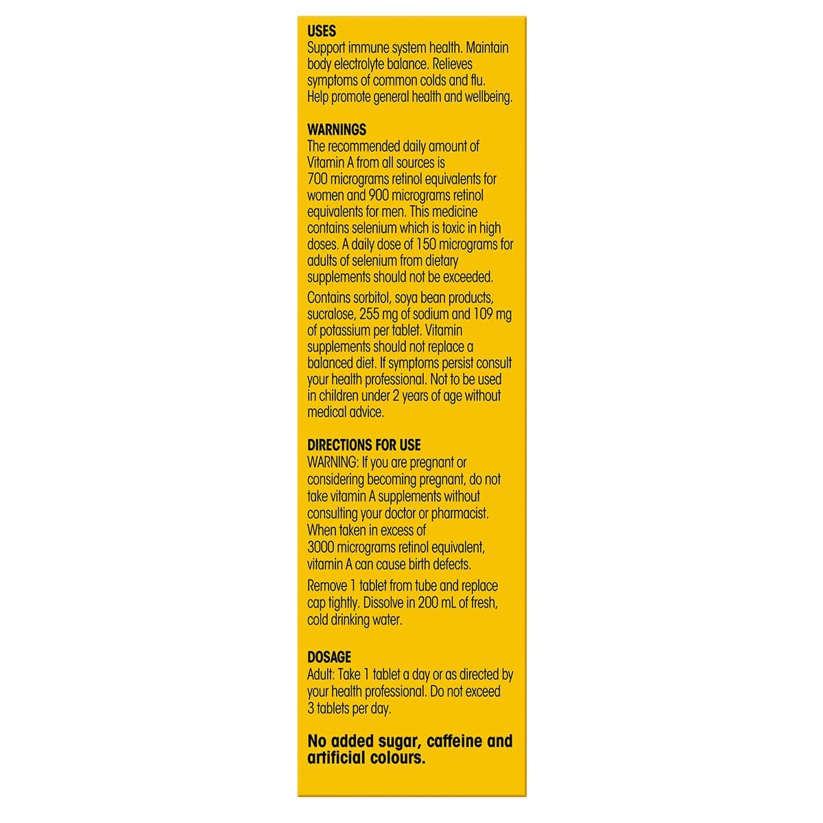 Thumbnail Frequent Flyer Immunity Boost Effervescent Tablets Orange 15 Pack