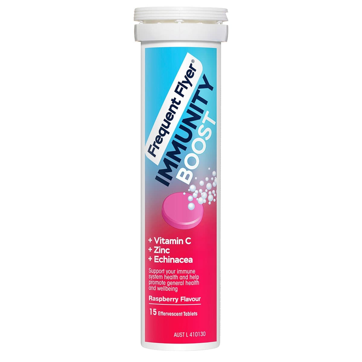 Thumbnail Frequent Flyer Immunity Boost Effervescent Tablets Raspberry 15 Pack