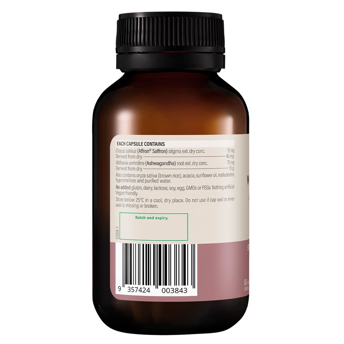 Thumbnail Wanderlust Ashwagandha + Saffron 60 Capsules