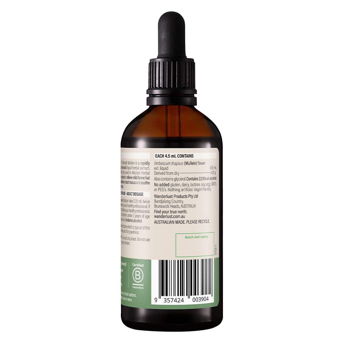 Thumbnail Wanderlust Liquid Mullein Drops 90ml
