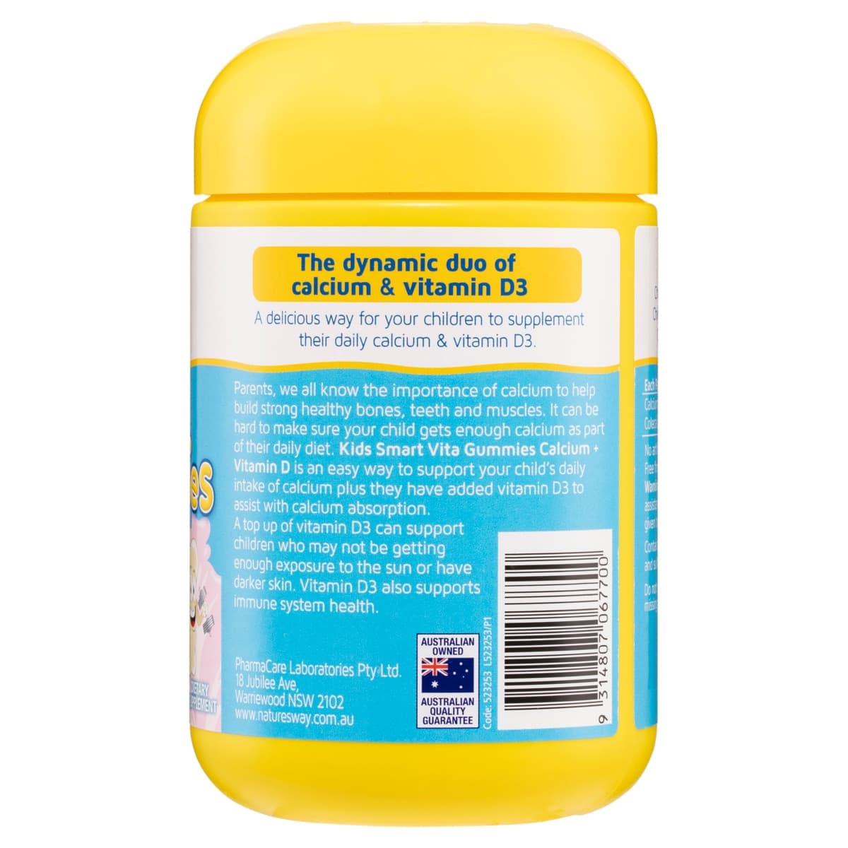 Thumbnail Nature's Way Kids Smart Vita Gummies Calcium + Vitamin D 120 Pack