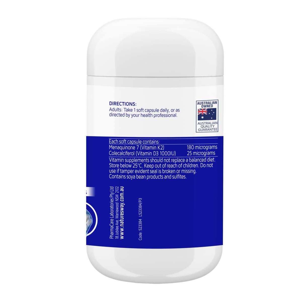 Thumbnail Nature's Way Vitamin K2+D3 30 Capsules