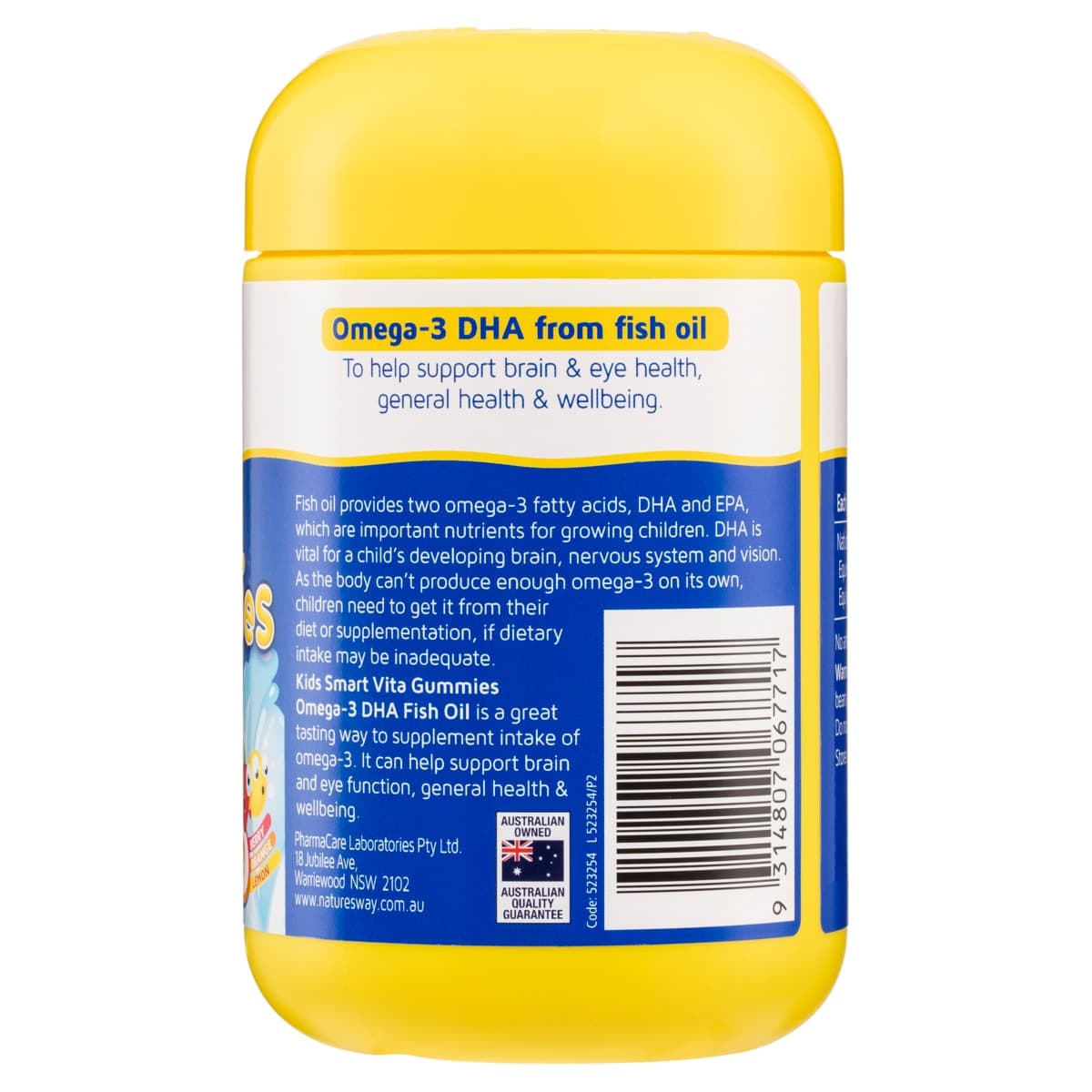Thumbnail Nature's Way Kids Smart Vita Gummies Omega 3 Fish Oil Trio 120 Pack