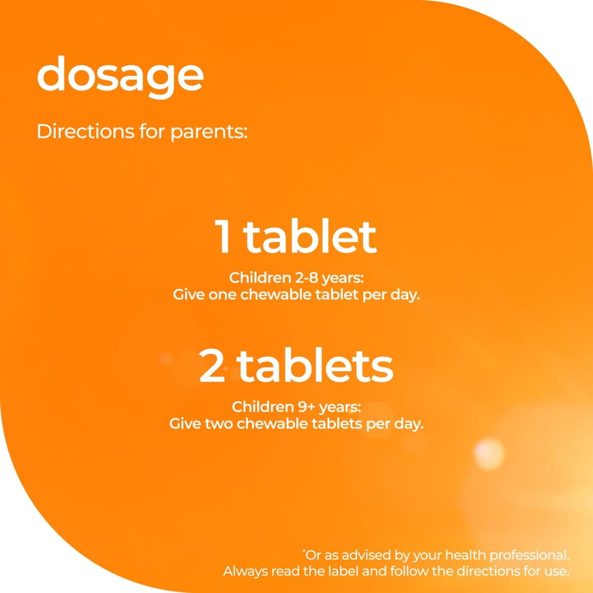 Thumbnail Nature's Way Kids Smart Vitamin C + Zinc + D3 99.9% Sugar Free 75 Chewable Tablets
