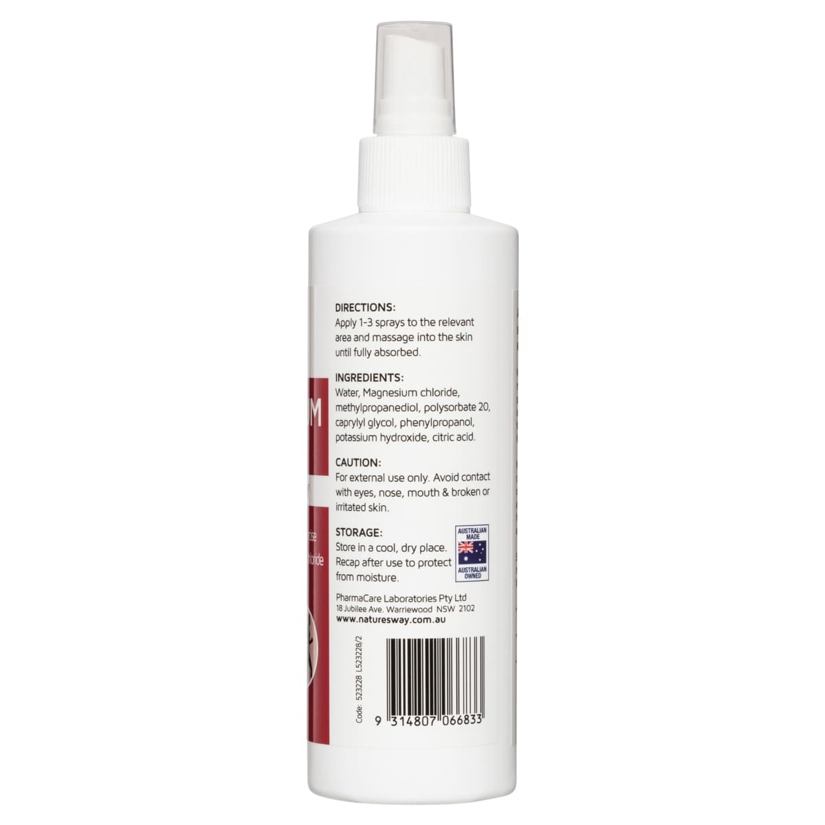 Thumbnail Nature's Way Magnesium Oil Topical Spray 250ml
