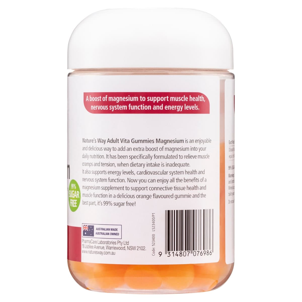 Thumbnail Nature's Way Adult Vita Gummies Magnesium 80 Pack