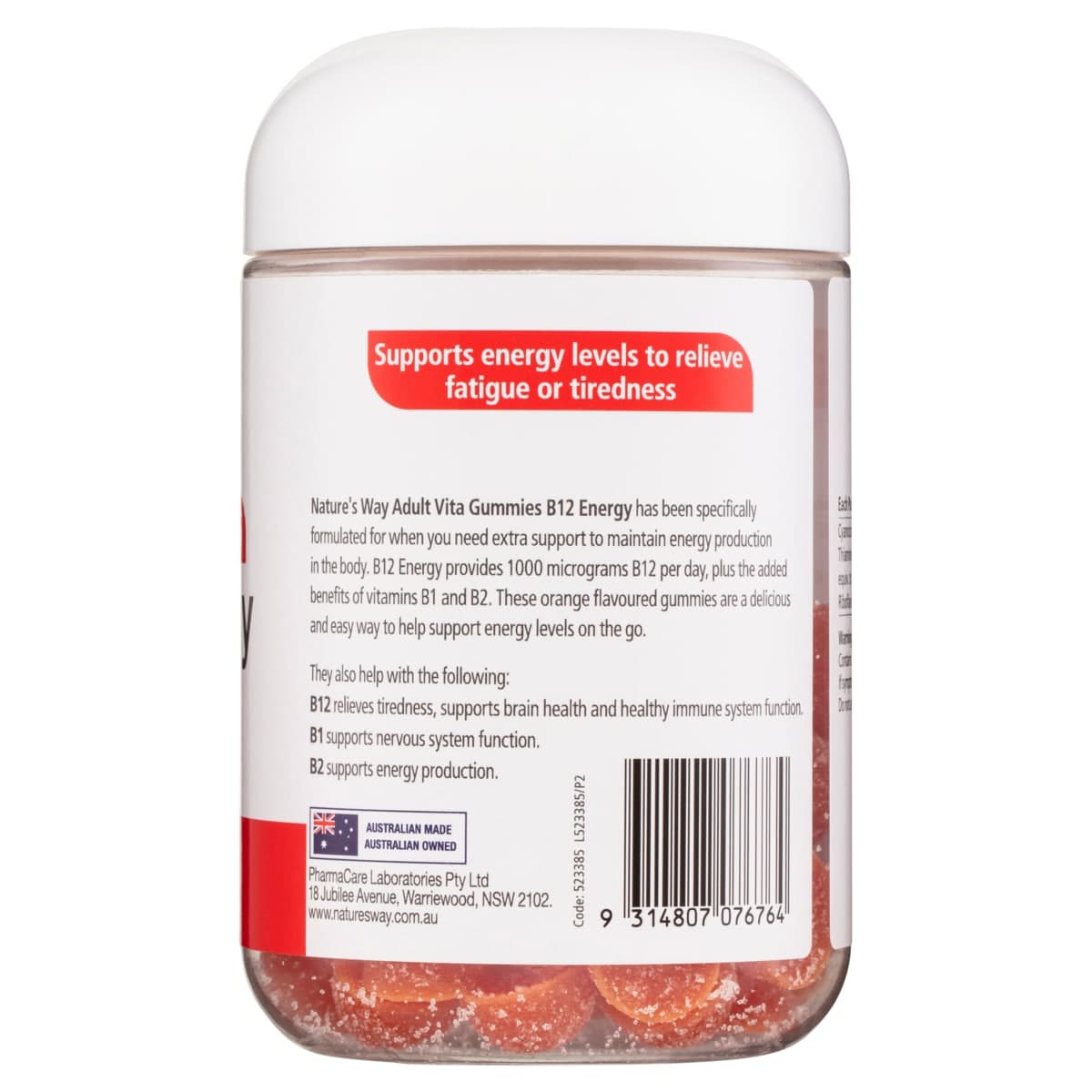 Thumbnail Nature's Way Adult Vita Gummies B12 Energy 80 Pack