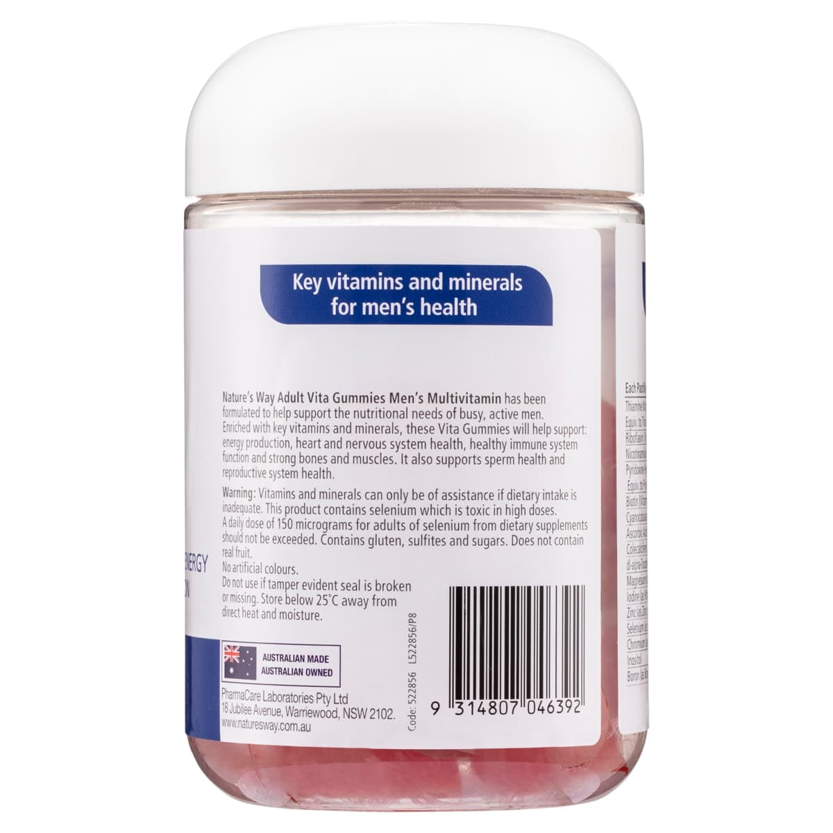 Thumbnail Nature's Way Adult Vita Gummies Mens MultiVitamin 100 Pack