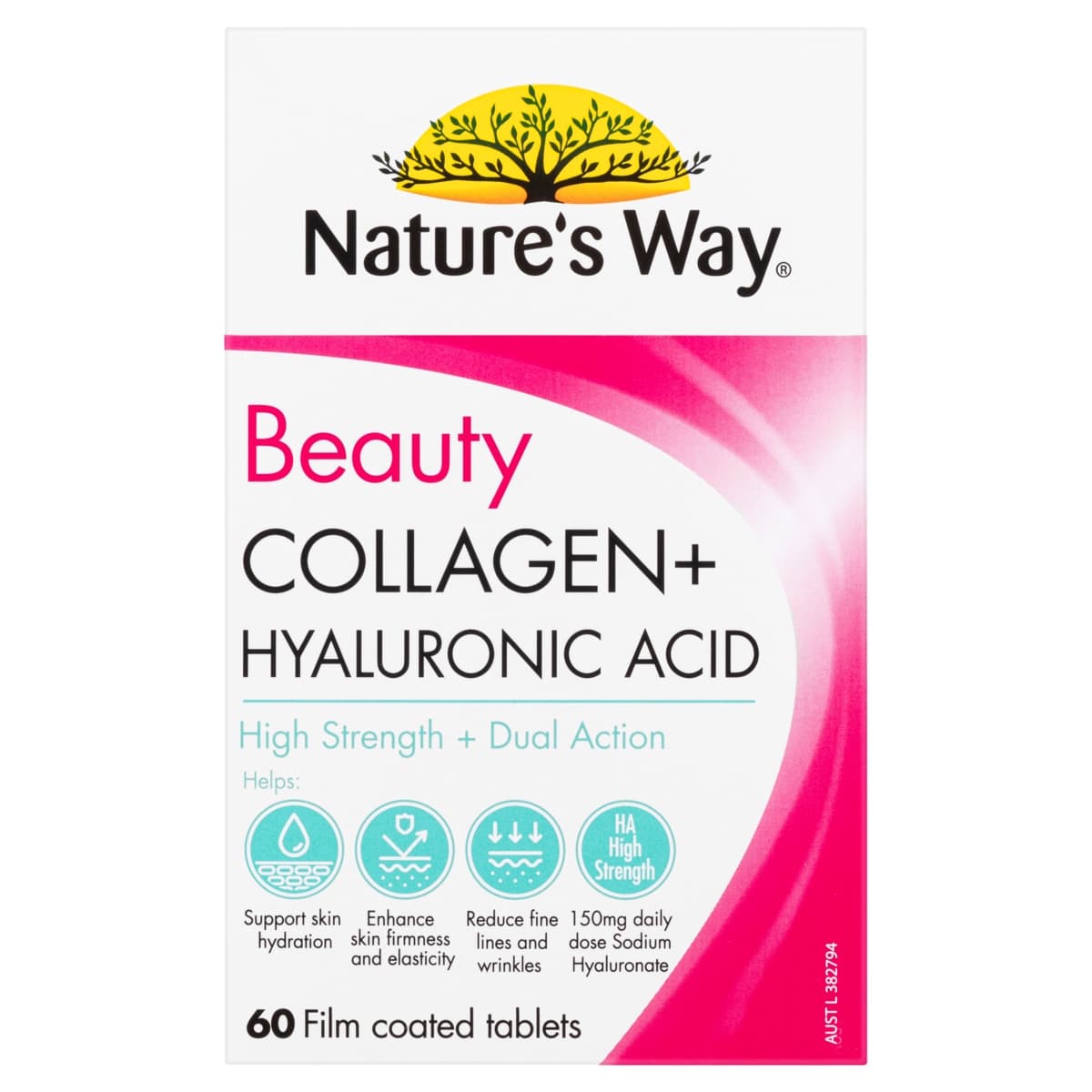 Thumbnail Nature's Way Beauty Collagen + Hyaluronic Acid 60 Tablets
