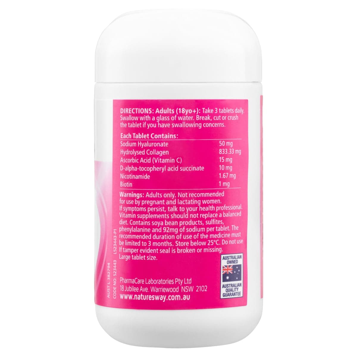 Thumbnail Nature's Way Beauty Collagen + Hyaluronic Acid 60 Tablets
