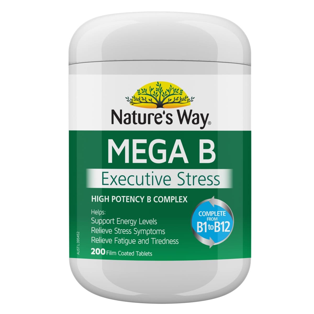 Thumbnail Nature's Way Mega B 200 Tablets