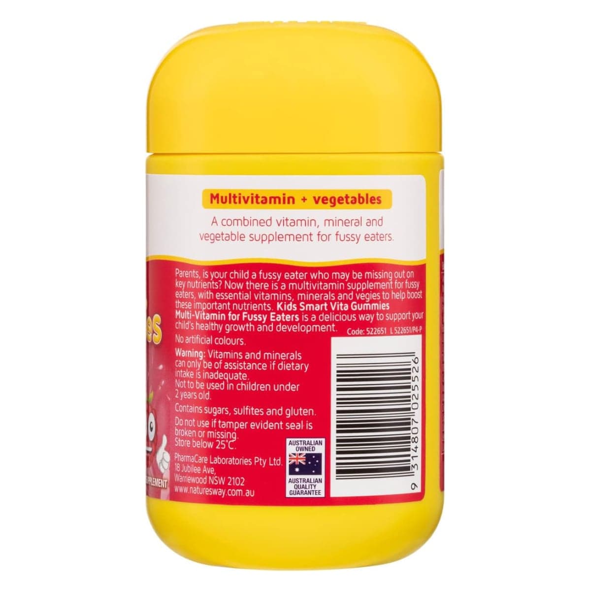 Thumbnail Nature's Way Kids Smart Vita Gummies MultiVitamin for Fussy Eaters 60 Pack