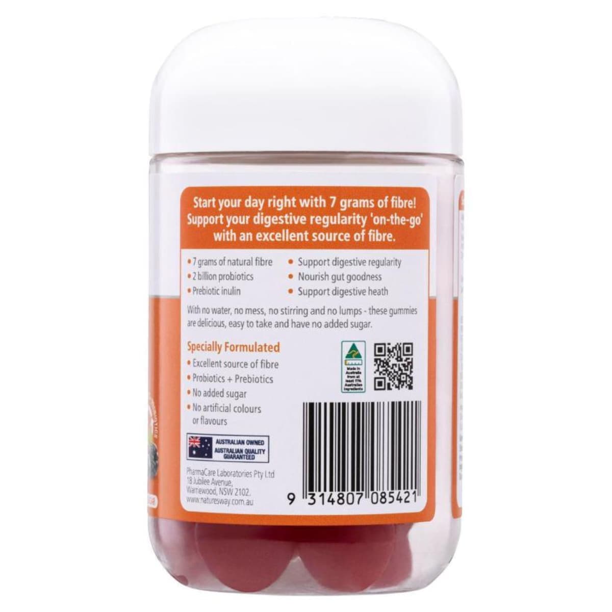 Thumbnail Nature's Way Adult Vita Gummies Fibre + Probiotics 30 Pack