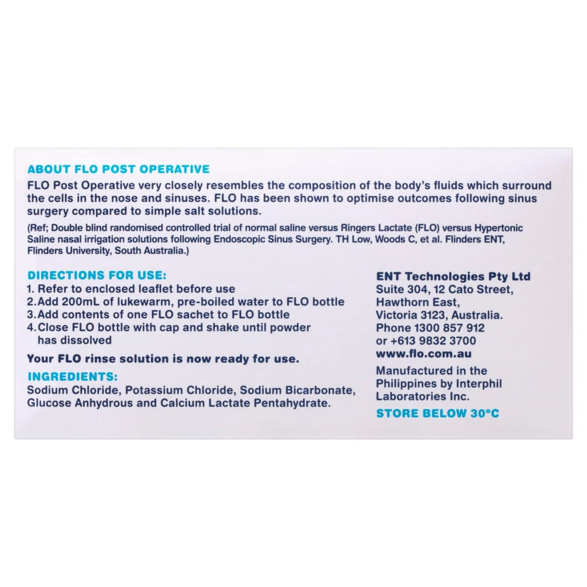 Thumbnail Flo Post Operative Nasal & Sinus Care Kit 70 Sachets