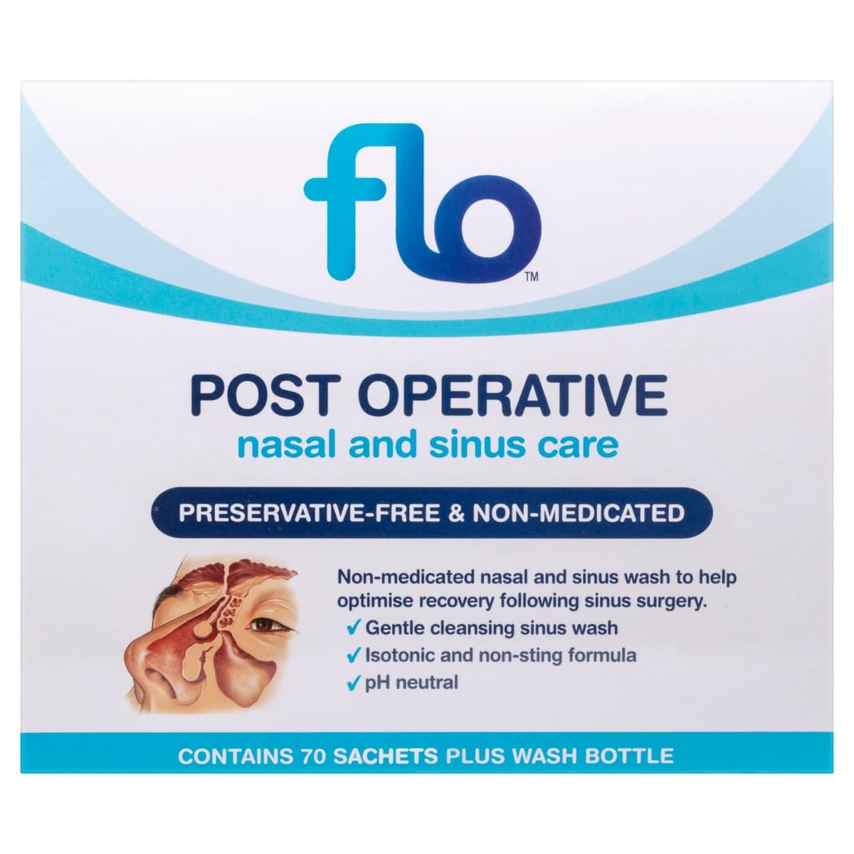 Thumbnail Flo Post Operative Nasal & Sinus Care Kit 70 Sachets