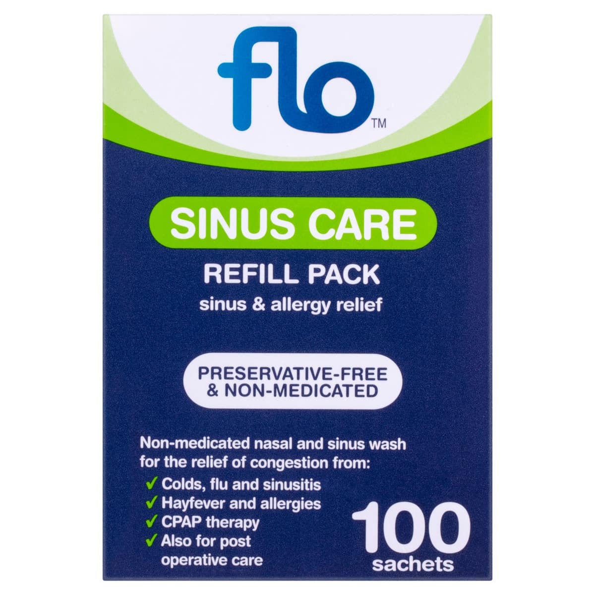 Thumbnail Flo Sinus Care Refill Sachets 100 Pack