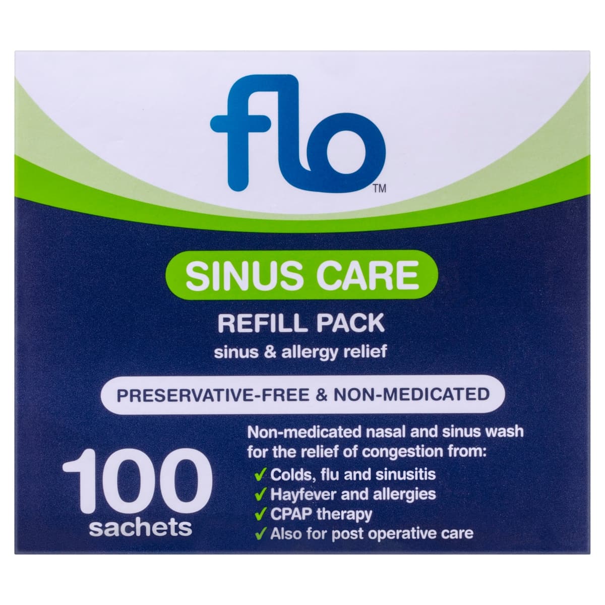 Thumbnail Flo Sinus Care Refill Sachets 100 Pack