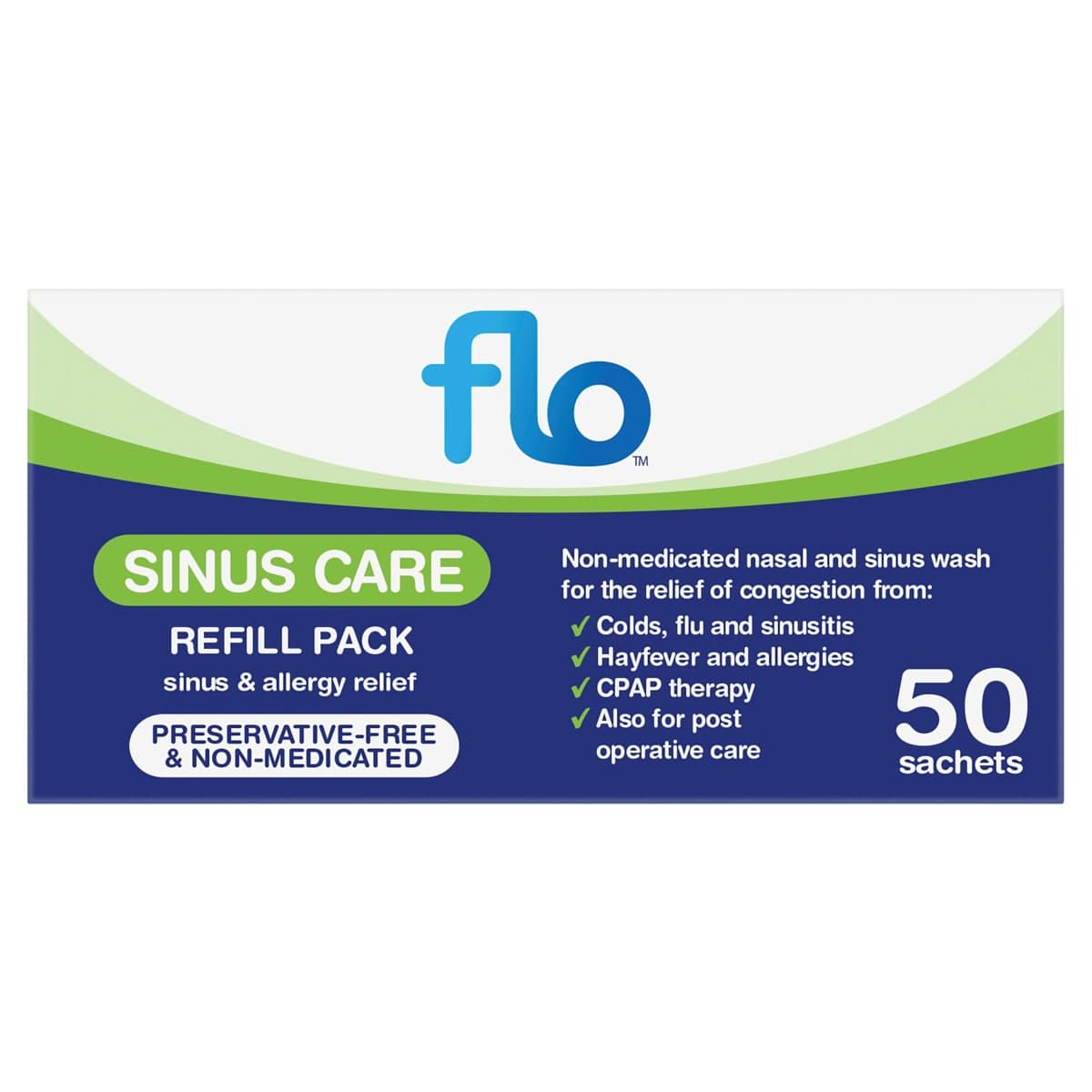 Thumbnail Flo Sinus Care Refill Sachets 50 Pack