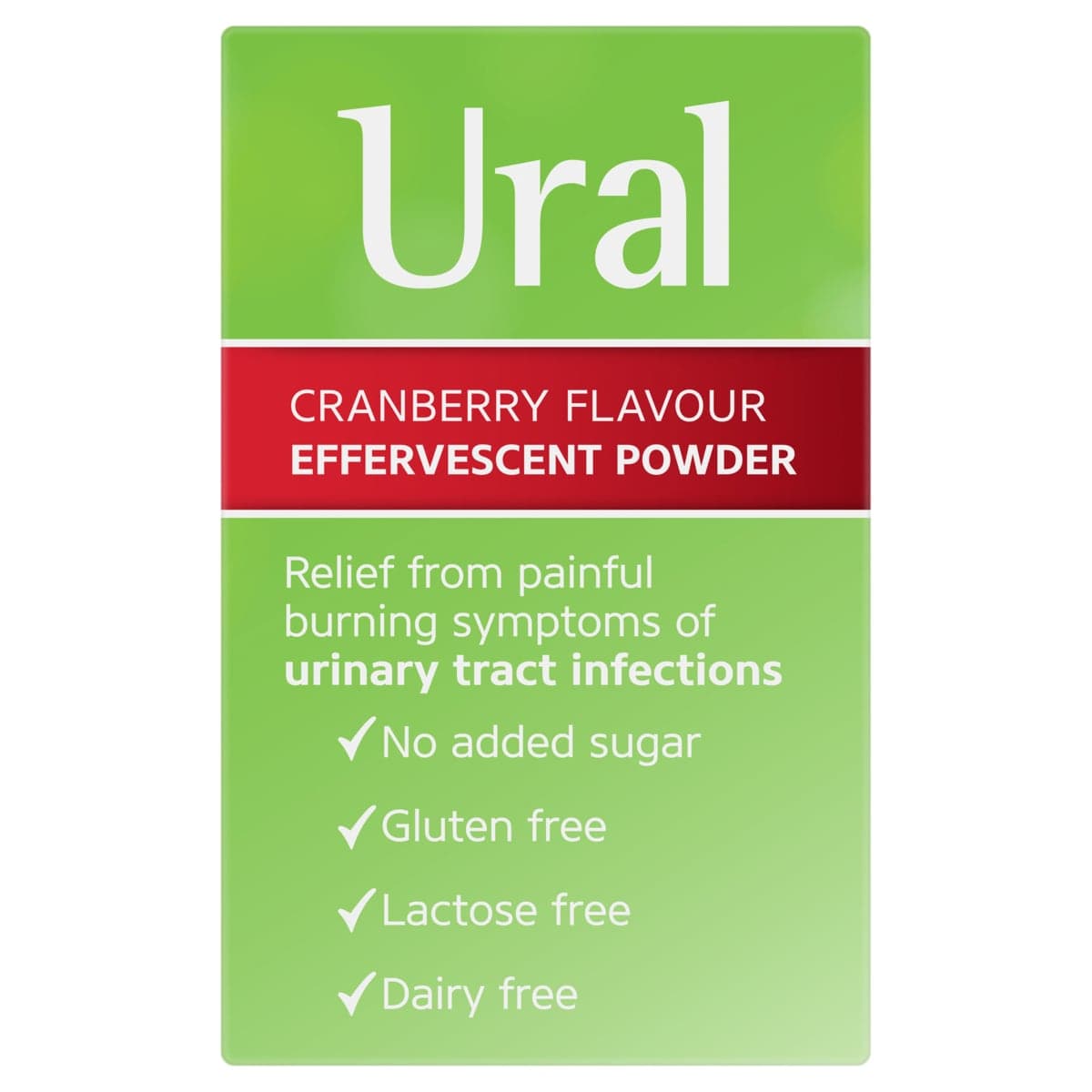 Thumbnail Ural Effervescent Powder Cranberry 28 x 4g Sachets
